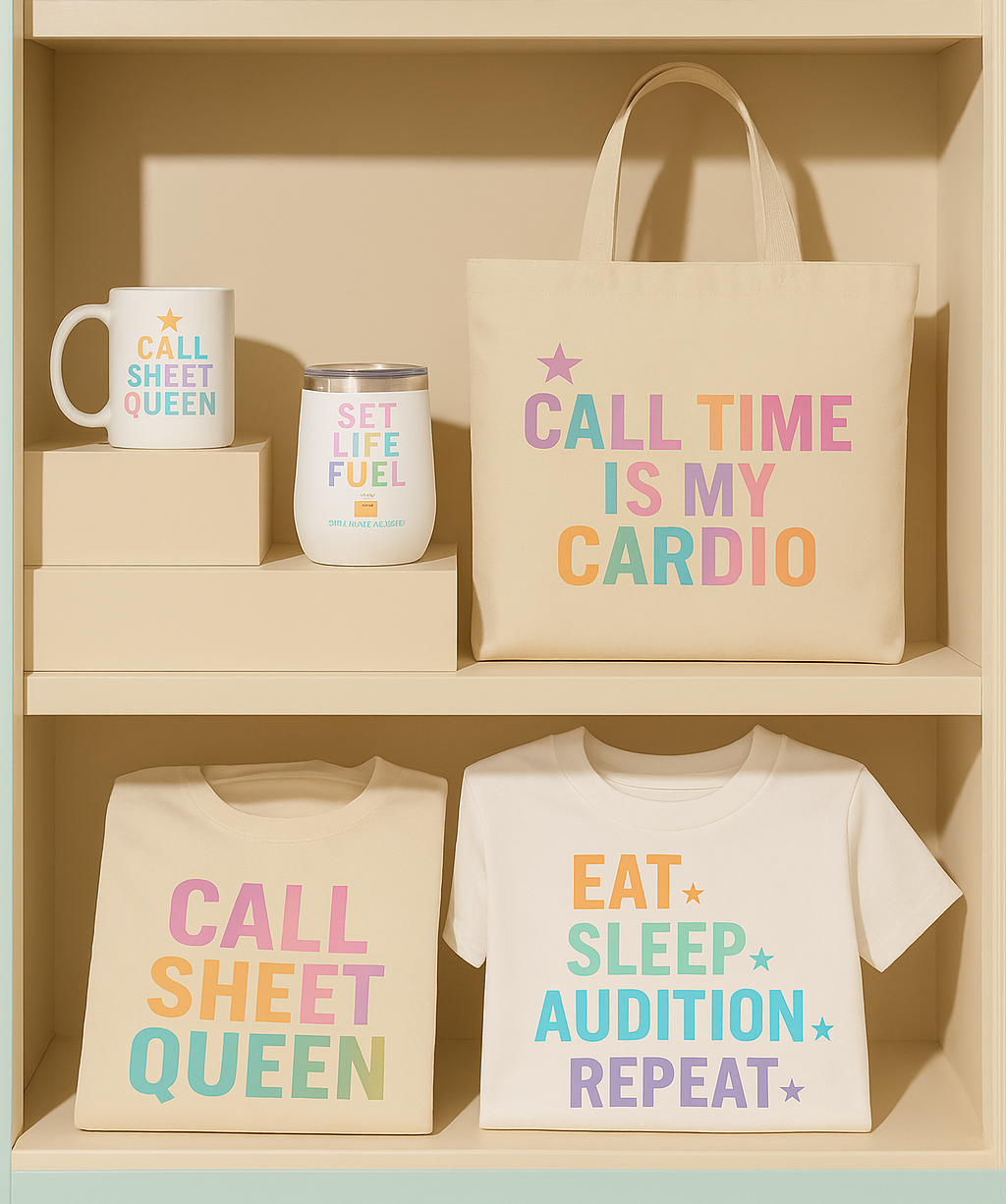 Drama Line – Colorful Merch for Actors, Film Crew, Directors, Singers, and Theatre Lovers