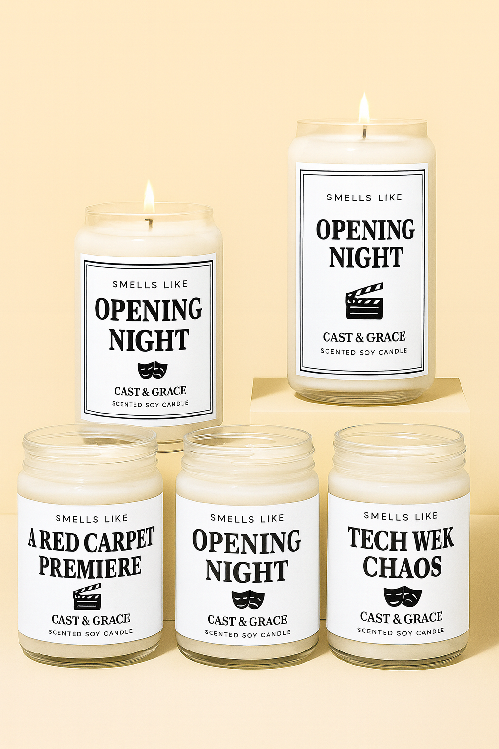 Classic Line – Black & White Merch for Actors, Film Crew, Directors, Singers, and Theatre Lovers